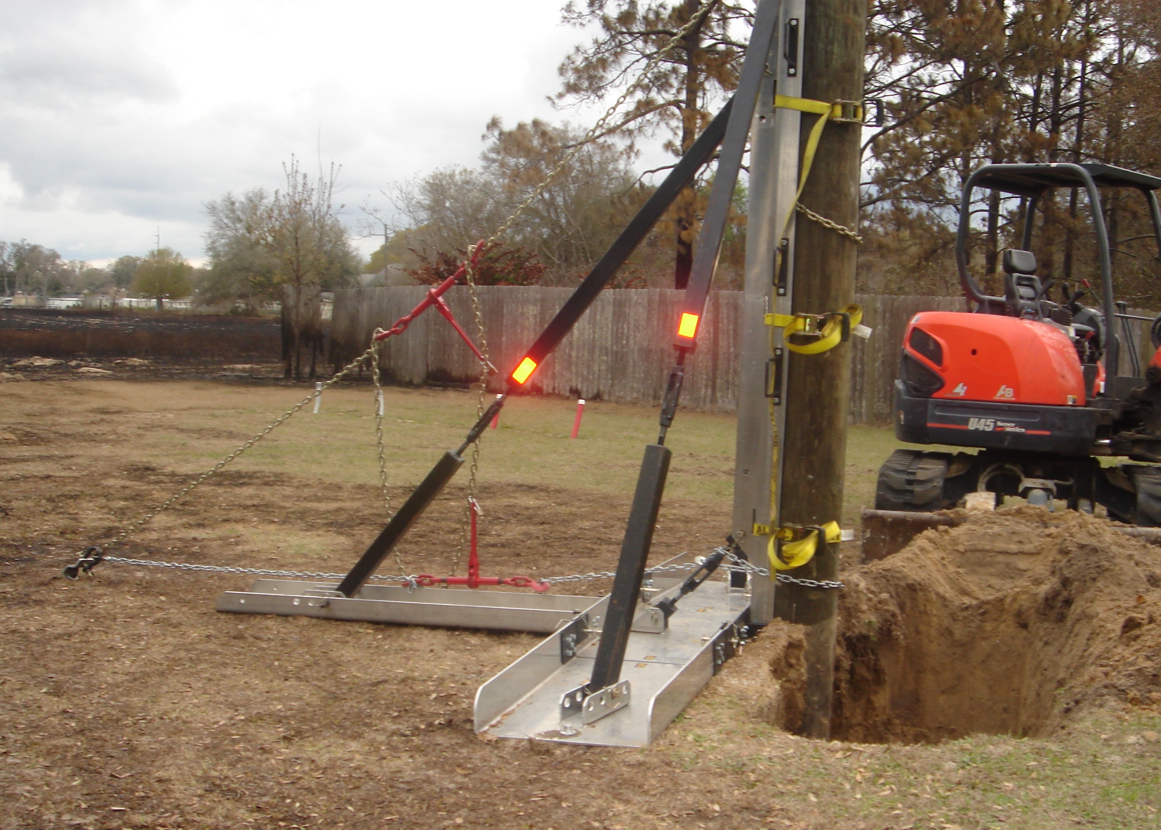 Plantation et remplacement de poteaux télécom BF Connectivity